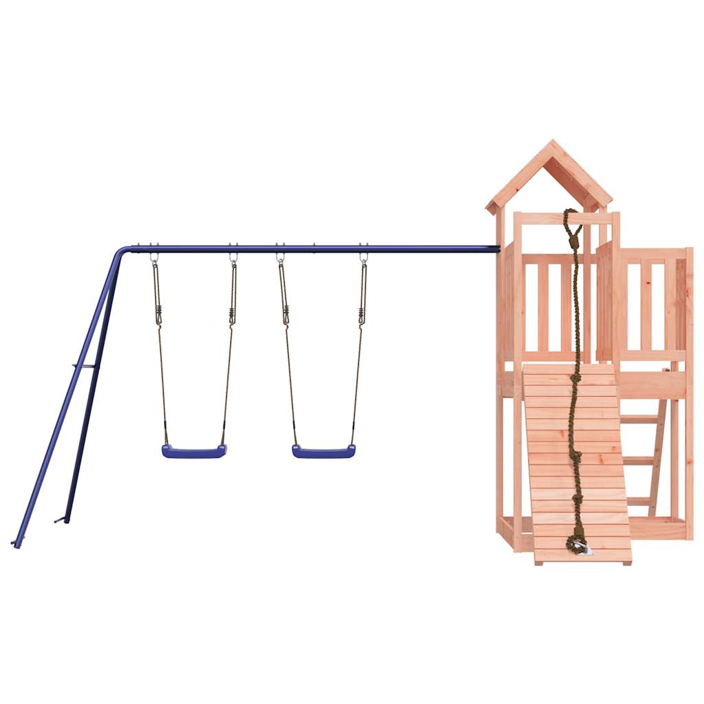 Outdoor Playset Natural wood Solid Douglas Fir wood Large Durable
