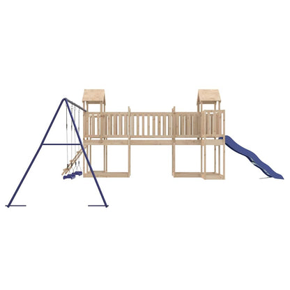Outdoor Playset Natural wood Solid pine wood Large Durable