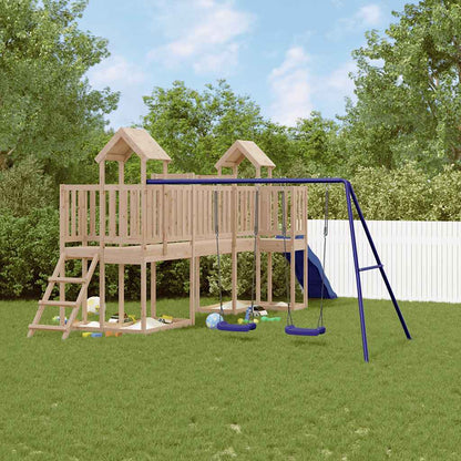 Outdoor Playset Natural wood Solid pine wood Large Durable