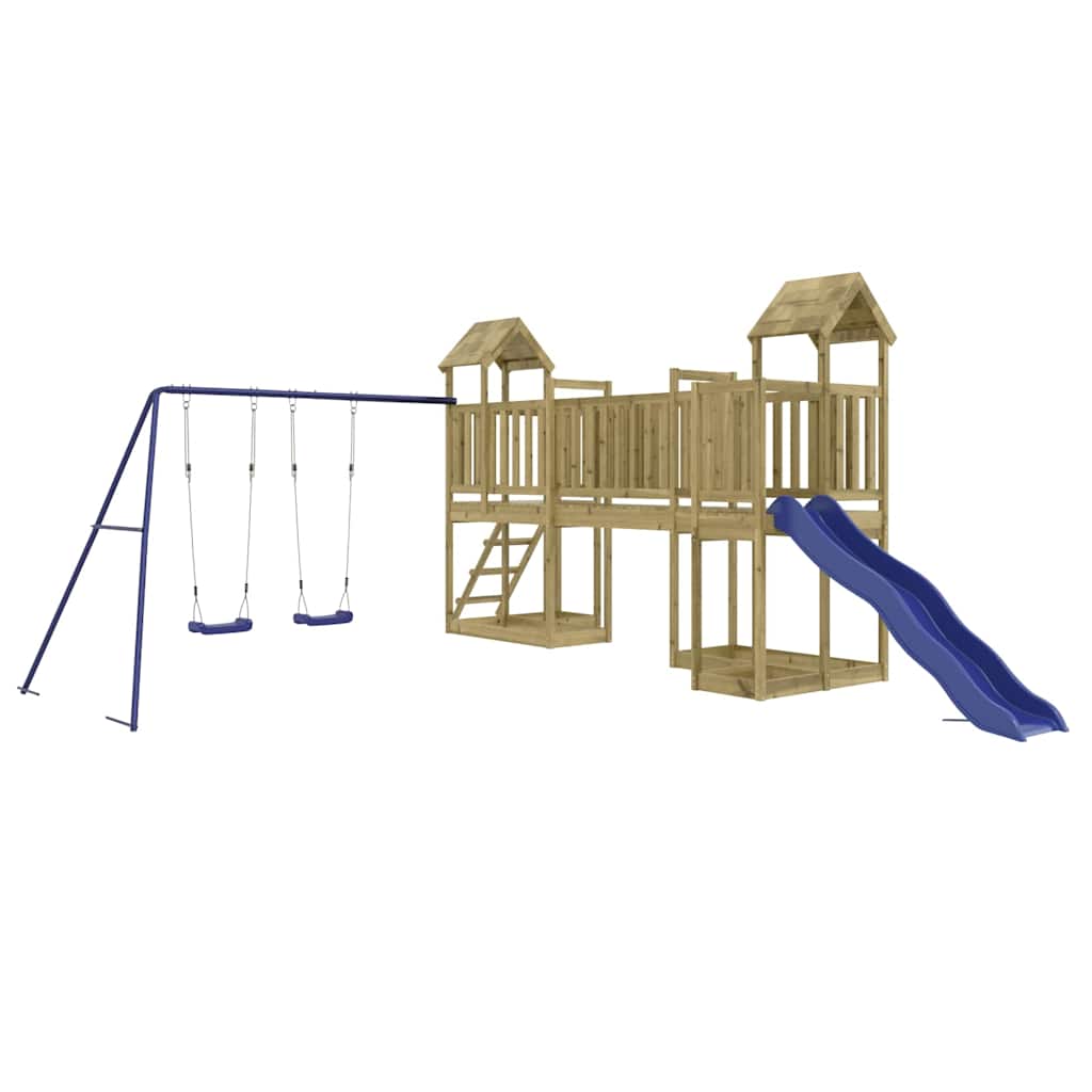 Outdoor Playset Pine Vacuum pressure treated pinewood Large Tough