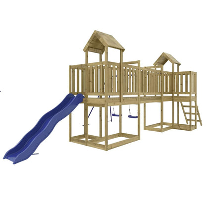 Outdoor Playset Pine Vacuum pressure treated pinewood Large Tough