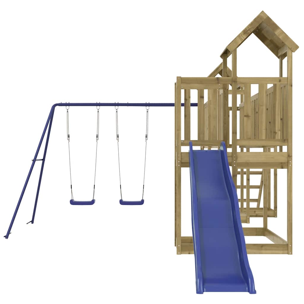 Outdoor Playset Pine Vacuum pressure treated pinewood Large Tough