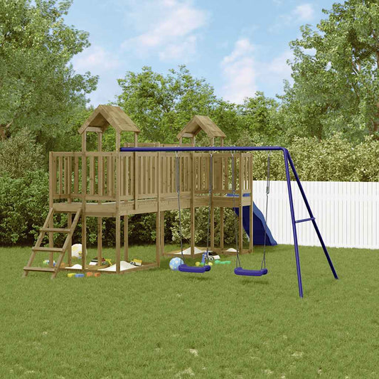 Outdoor Playset Pine Vacuum pressure treated pinewood Large Tough