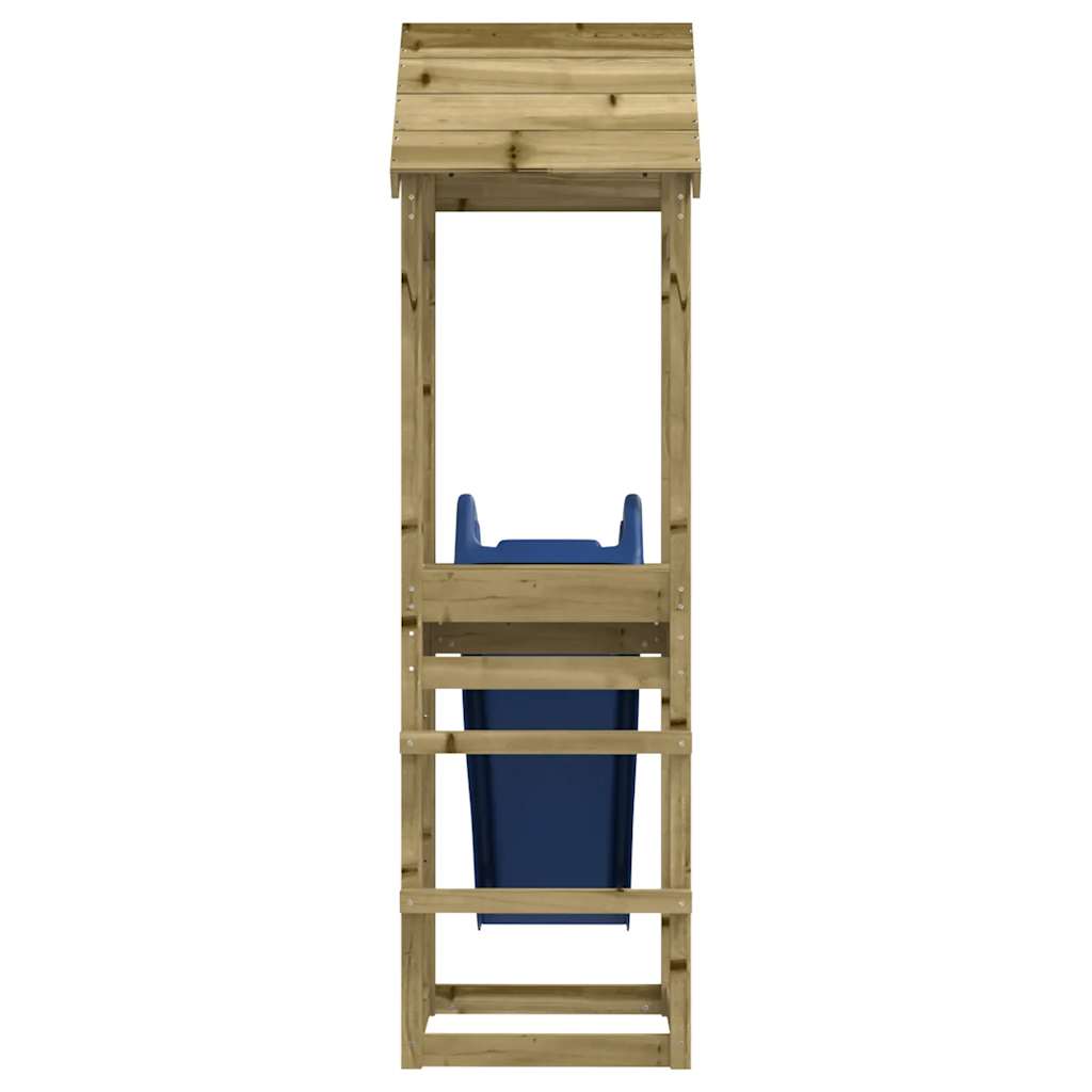 Outdoor Playset Blue, Wood Vacuum pressure treated pinewood Medium
