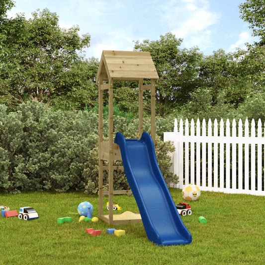 Outdoor Playset Blue, Wood Vacuum pressure treated pinewood Medium