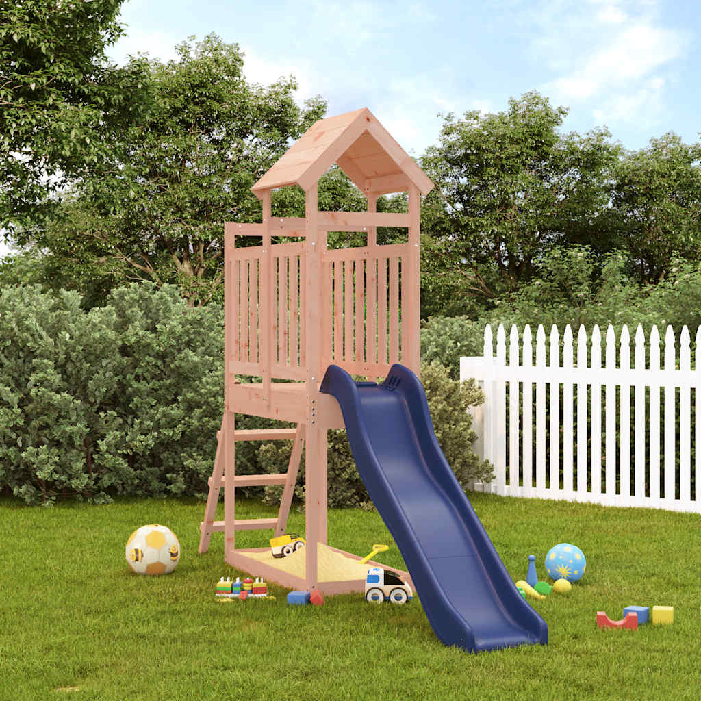 Outdoor Playset Blue, Wood Color Solid Douglas wood, Polypropylene