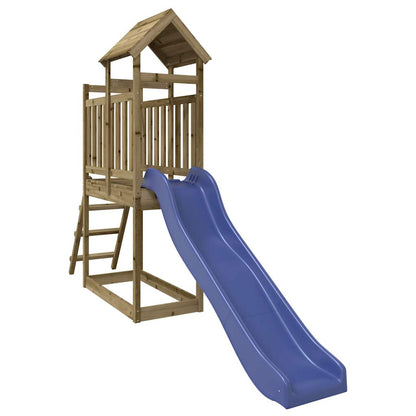Outdoor Playset Pine Treated Pinewood Large Durable