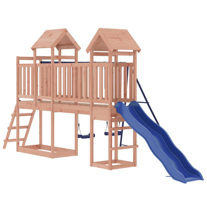Outdoor Playset Natural Wood, Blue