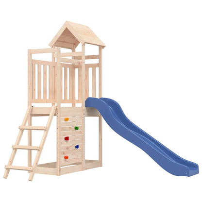 Outdoor Playset Pine Solid Pine Wood Large Durable
