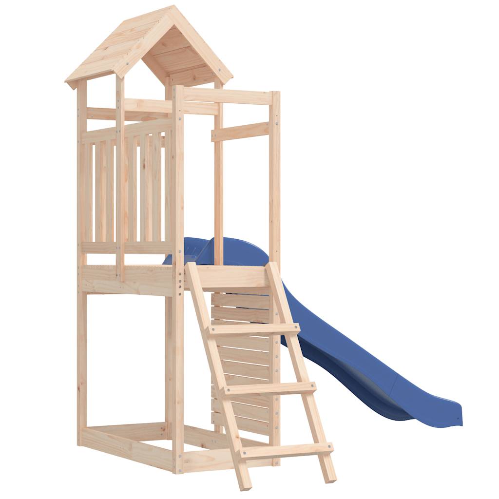 Outdoor Playset Pine Solid Pine Wood Large Durable