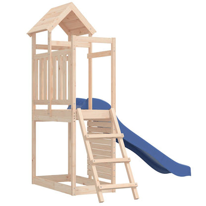 Outdoor Playset Pine Solid Pine Wood Large Durable