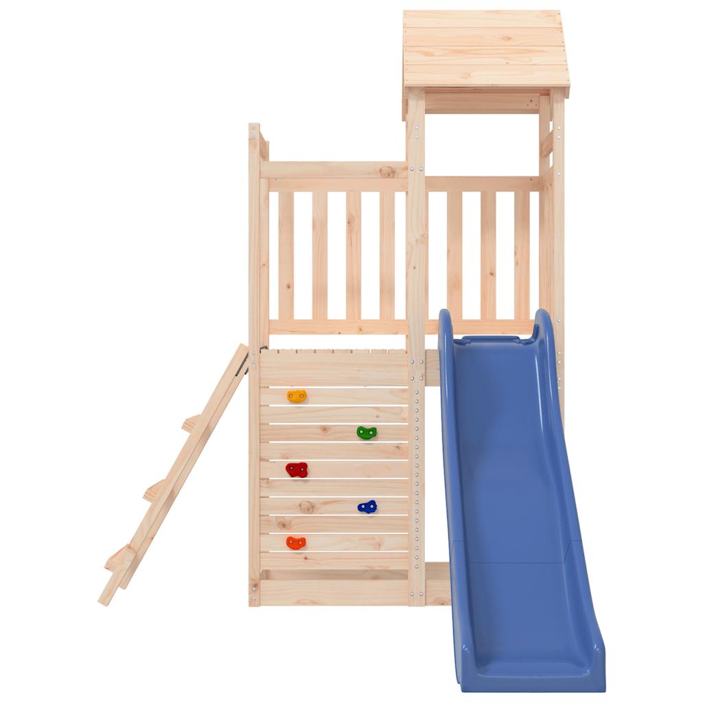 Outdoor Playset Pine Solid Pine Wood Large Durable