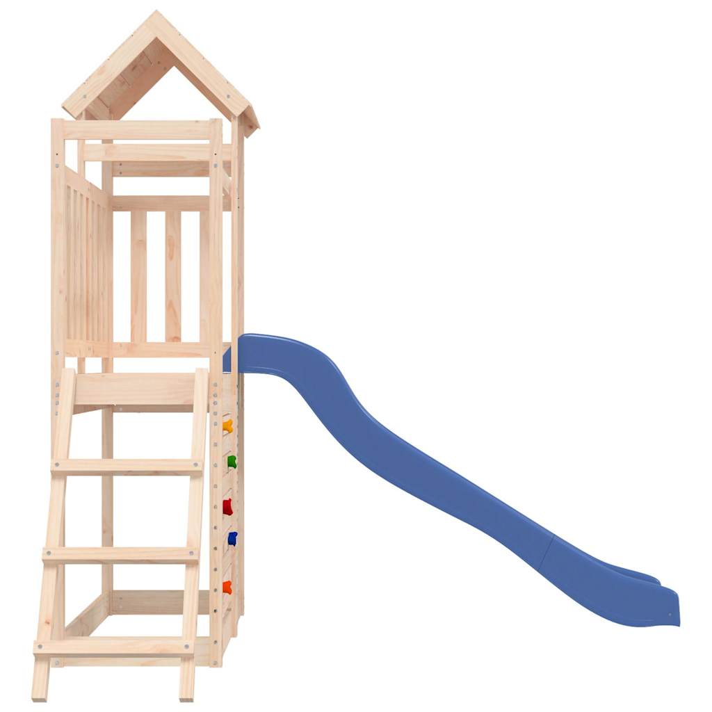 Outdoor Playset Pine Solid Pine Wood Large Durable