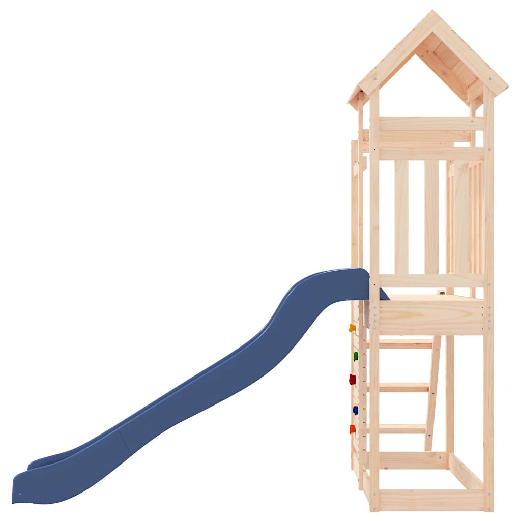 Outdoor Playset Pine Solid Pine Wood Large Durable