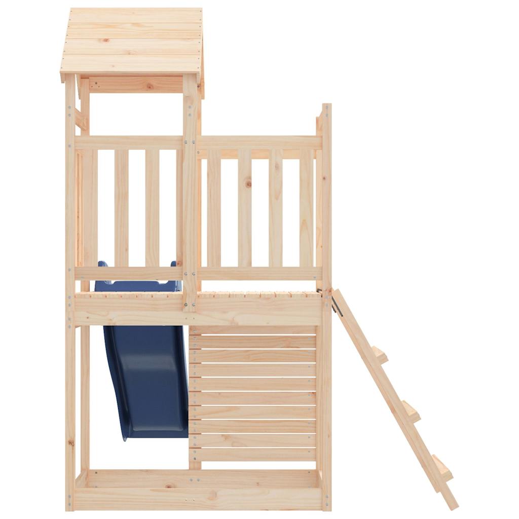 Outdoor Playset Pine Solid Pine Wood Large Durable