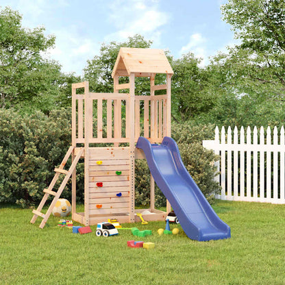 Outdoor Playset Pine Solid Pine Wood Large Durable