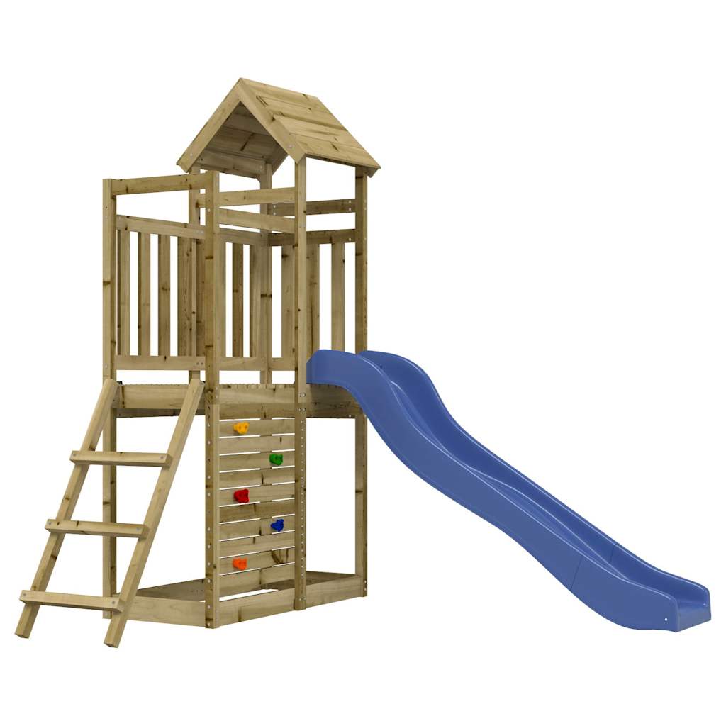 Outdoor Playset Pine Treated Pine Wood Medium Durable