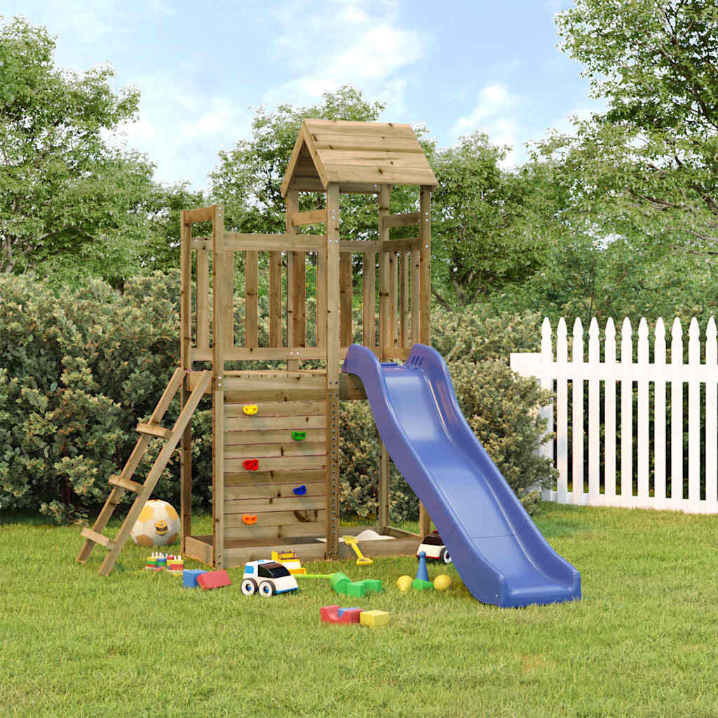 Outdoor Playset Pine Treated Pine Wood Medium Durable
