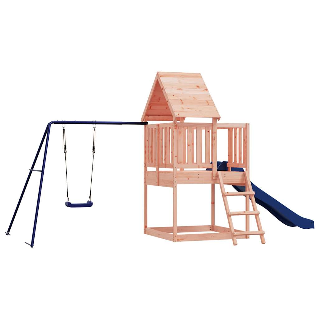 Outdoor Playset Natural wood Solid Douglas Fir Large Durable