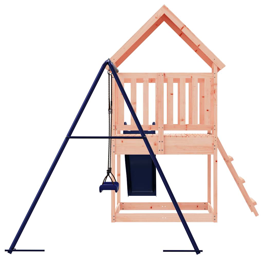 Outdoor Playset Natural wood Solid Douglas Fir Large Durable