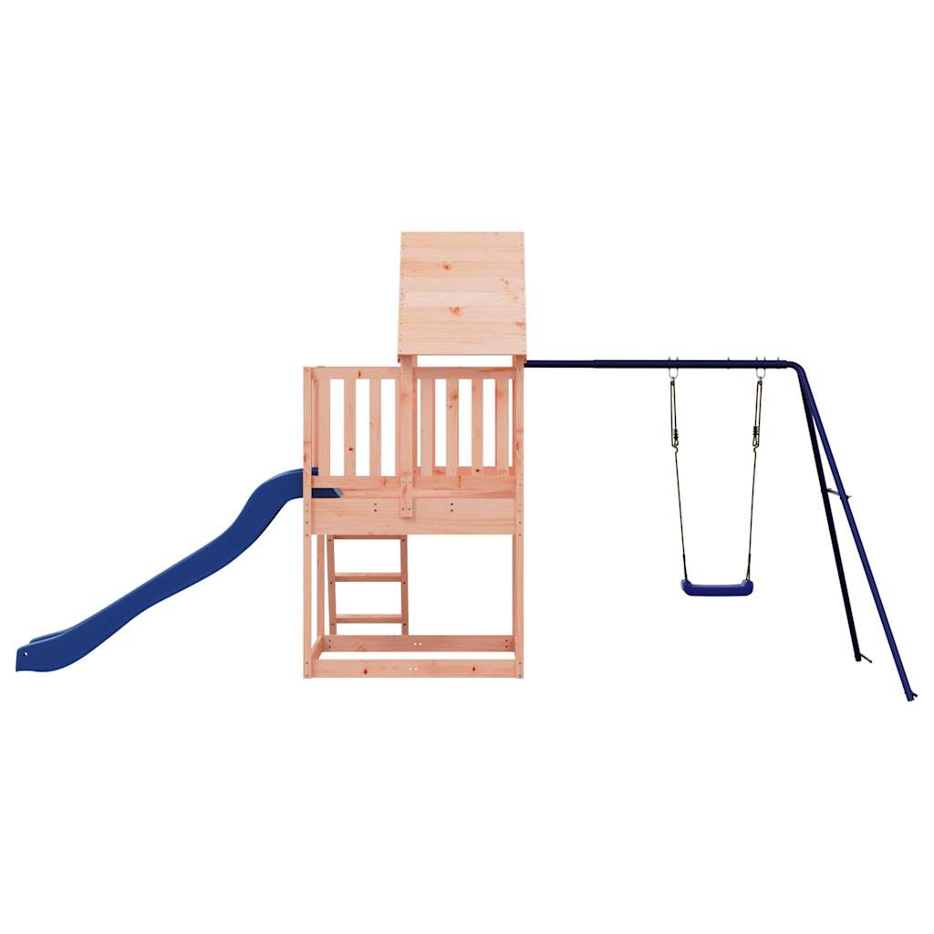 Outdoor Playset Natural wood Solid Douglas Fir Large Durable