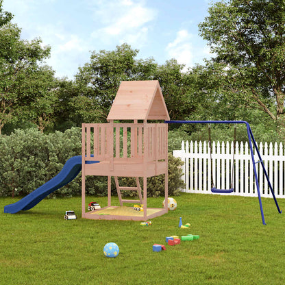 Outdoor Playset Natural wood Solid Douglas Fir Large Durable