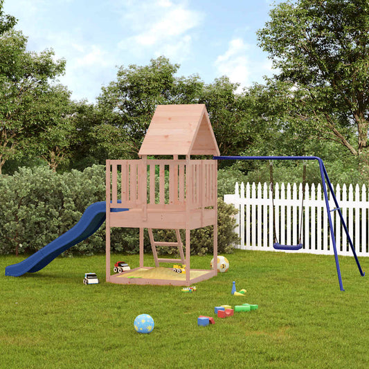 Outdoor Playset Natural wood Solid Douglas Fir Large Durable