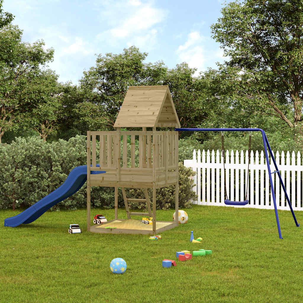 Outdoor Playset Blue, Pine