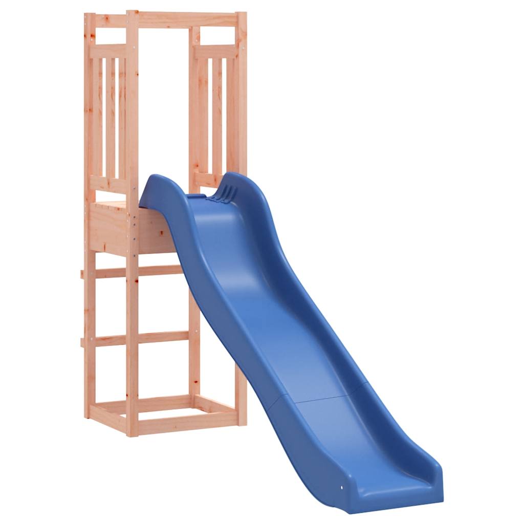 Outdoor Playset Natural wood and blue