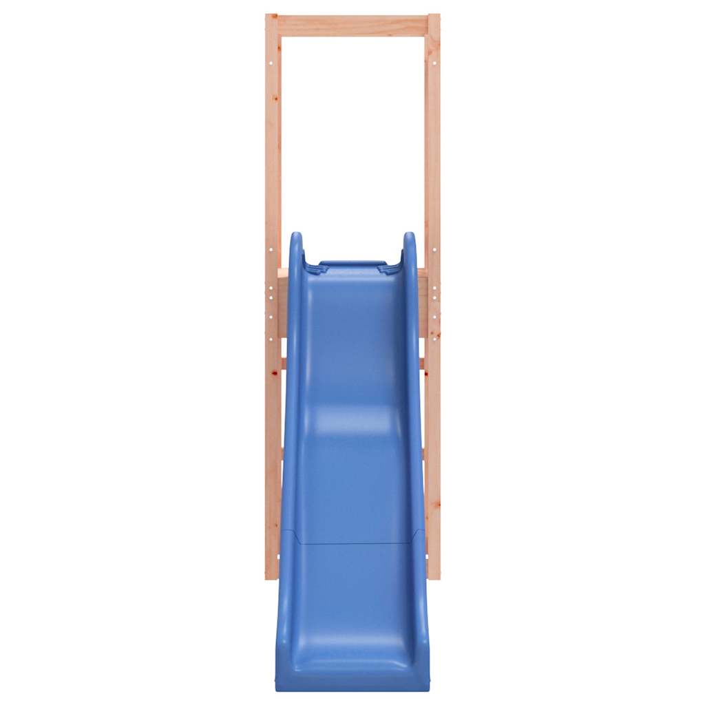 Outdoor Playset Natural wood and blue