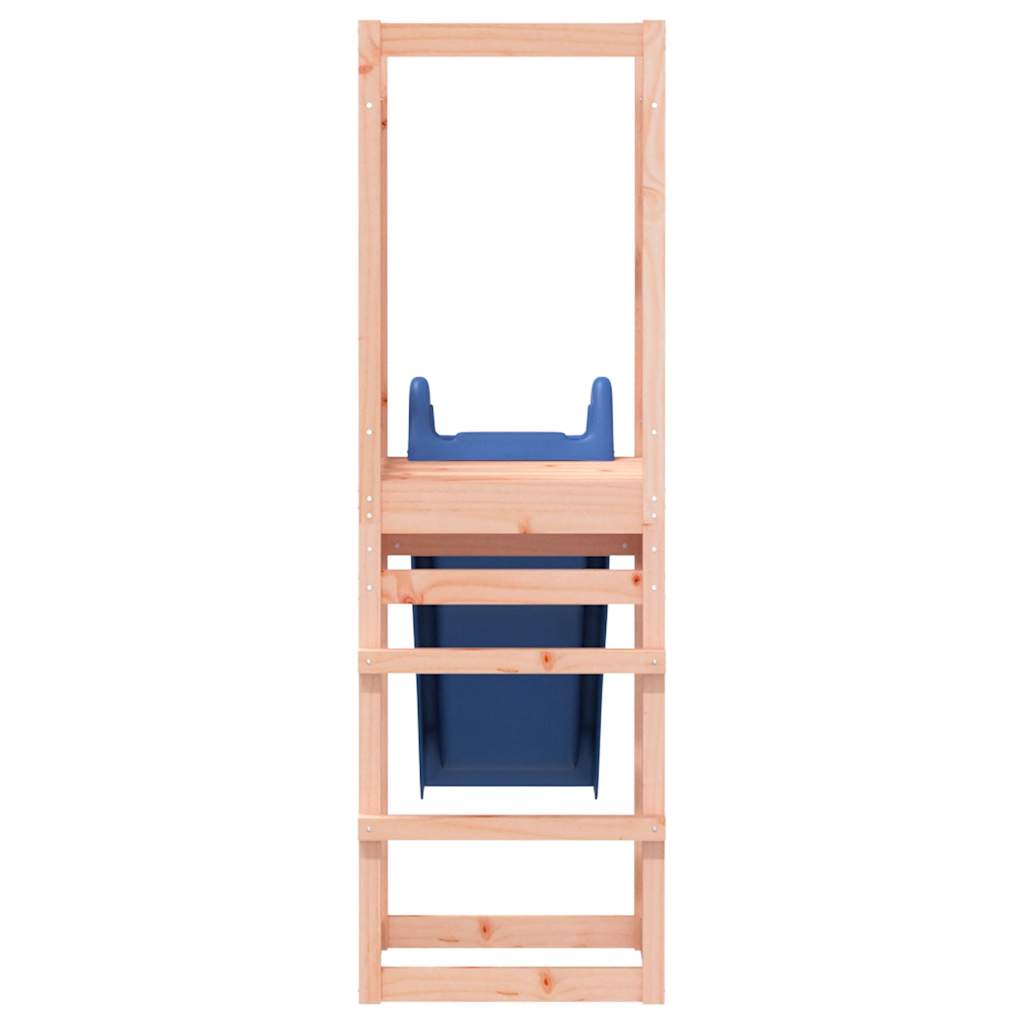 Outdoor Playset Natural wood and blue