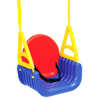 Swing Seat Blue Polypropylene Toddler size Adjustable Armrests