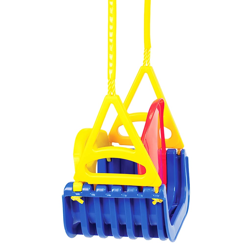 Swing Seat Blue Polypropylene Toddler size Adjustable Armrests