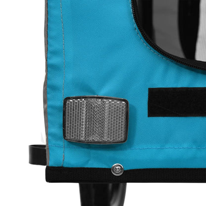 Pet Bike Trailer Blue Oxford fabric Small Durable