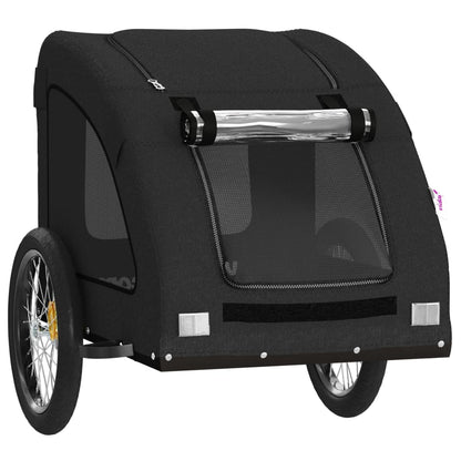 Pet Bike Trailer Black Iron Small Collapsible Pet Bike Trailer