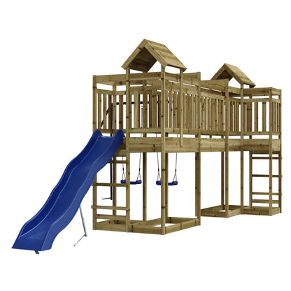 Outdoor Playset Pine Impregnated Pine Wood 142.5 x 224.8 x 93.7 in
