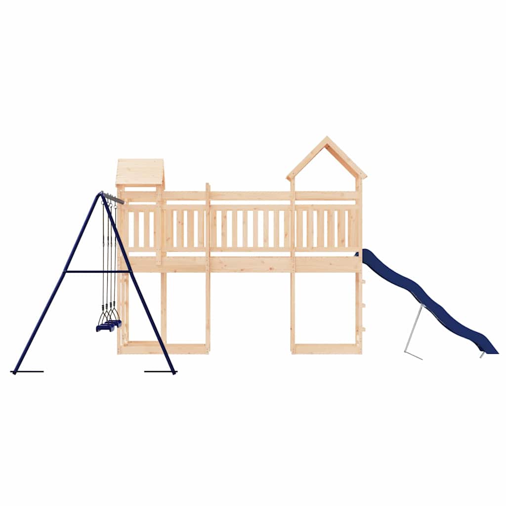 Outdoor Playset Solid Wood Pine