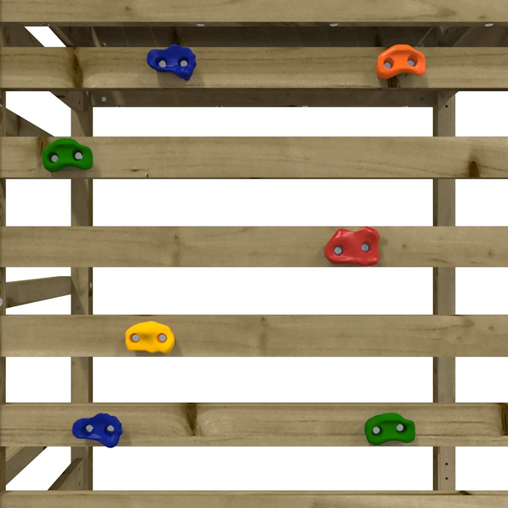 Outdoor Playset Pine wood, Blue Treated pine wood, PP Large