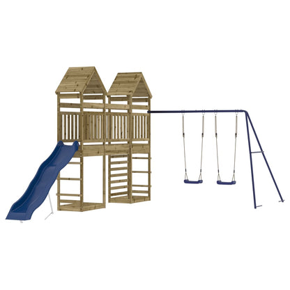Outdoor Playset Pine Wood Treated Pine Wood Large Durable
