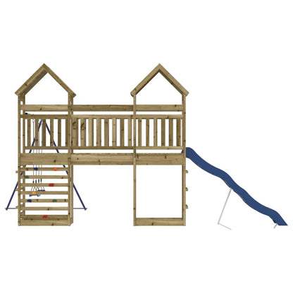Outdoor Playset Pine Wood Treated Pine Wood Large Durable