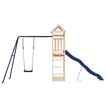 Outdoor Playset Natural Pine, Blue