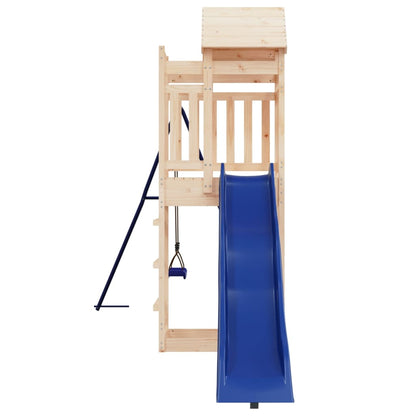 Outdoor Playset Natural Pine, Blue
