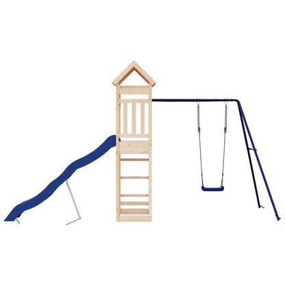 Outdoor Playset Natural Pine, Blue