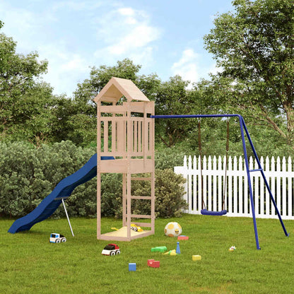 Outdoor Playset Natural Pine, Blue