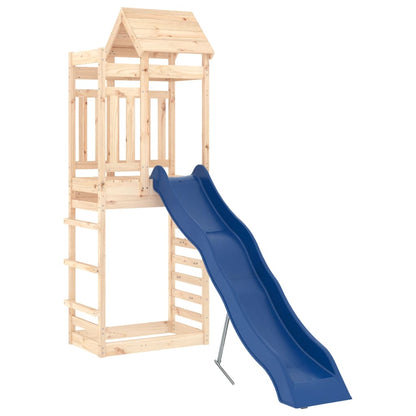 Outdoor Playset Natural Solid Pine Wood Medium Decorative Inlays