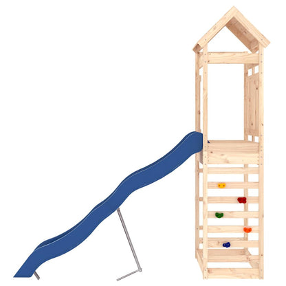 Outdoor Playset Natural Solid Pine Wood Medium Decorative Inlays