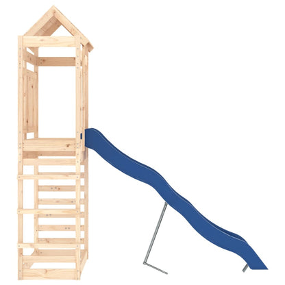 Outdoor Playset Natural Solid Pine Wood Medium Decorative Inlays