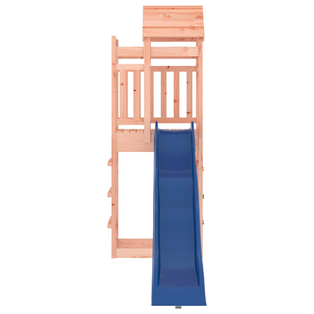 Outdoor Playset Solid Douglas Wood, Blue Large Durable