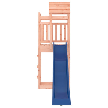 Outdoor Playset Solid Douglas Wood, Blue Large Durable