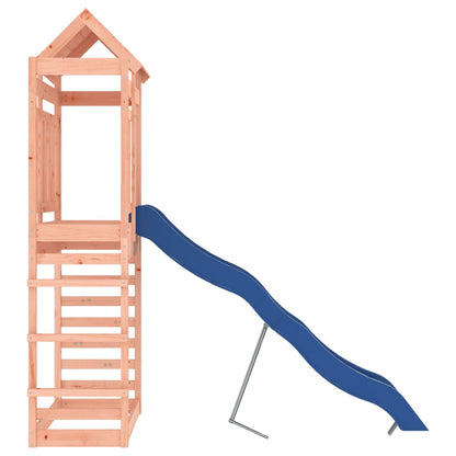 Outdoor Playset Solid Douglas Wood, Blue Large Durable